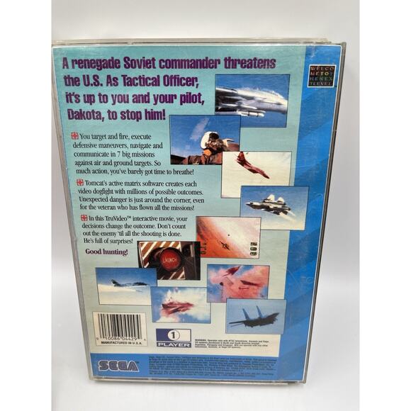 Sega Genesis CD Tomcat Alley, Complete w/ Manual - Picture 3 of 9